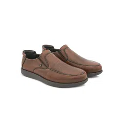 San Frissco Men Leather Round Toe Formal Slip-Ons image 3