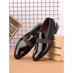 San Frissco Men Pointed Toe Comfort Fit Formal Slip On Moccasins-picture-34