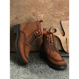 San Frissco Men Tan Lightweight Regular Boots-picture-36