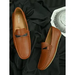 San Frissco Men Tan Loafers-picture-28