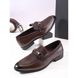 San Frissco Men Textured Formal Loafer-picture-33