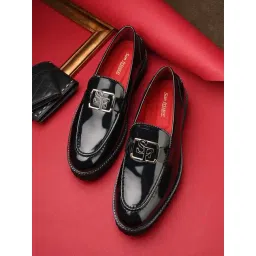 San Frissco Men's Black Casual Loafers-picture-17