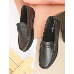 San Frissco Men's Black Casual Loafers-picture-29
