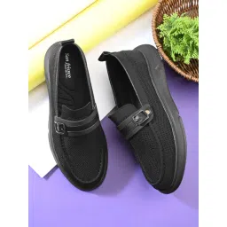 San Frissco Men's Black Loafers-picture-10