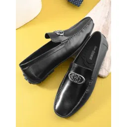 San Frissco Men's Black Moccasins-picture-28