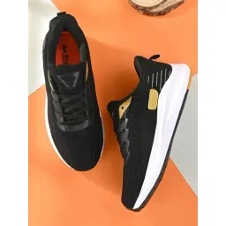 San Frissco Men's Black Running Shoes-picture-17