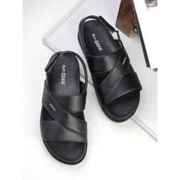 San Frissco Men's Black Sling Back Sandals-picture-35