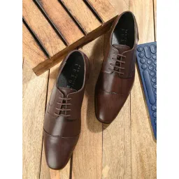San Frissco Men's Brown Derby Shoes-picture-41