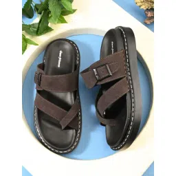 San Frissco Men's Brown Toe Ring Sandals-picture-40