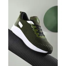 San Frissco Men's Green Running Shoes-picture-21