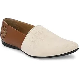 san frissco Men's Loafers Monk Shoes with Buckle Detail Casual Slip On Ethnic Mojaris/Soft Cushioned Footbed with TPR Sole/Stylish Trending Lightweight Shoe for Party and Weddings-picture-22