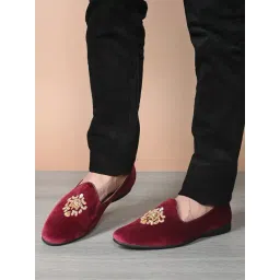 San Frissco Men's Maroon Casual Loafers-picture-10
