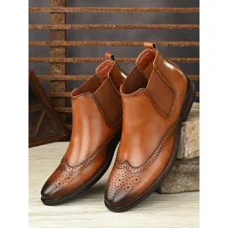 San Frissco Men's Tan Casual Boots-picture-24