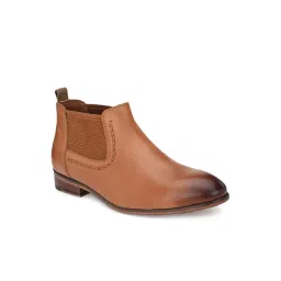 San Frissco Men's Tan Chelsea Boots-picture-11