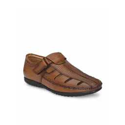 San Frissco Men's Tan Fisherman Sandals-picture-39