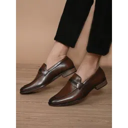 San Frissco Men's Tan Formal Loafers-picture-19