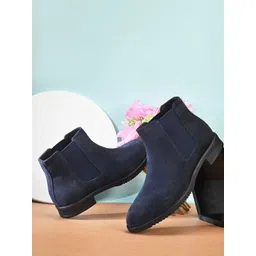 San Frissco Women Casual Round-Toe Chelsea Boots-picture-19