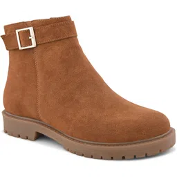 San Frissco Women High-Top Block-Heeled Regular Boots Boots For Women-picture-13