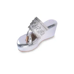 Sana K Luxurious Footwear Women Party Wedge Pumps-picture-30