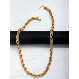 SANAA CREATIONS Unisex Brass Gold-Plated Antique Chain-picture-28