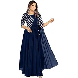 sancia Women Flared/A-line Embroidere Gown-picture-13