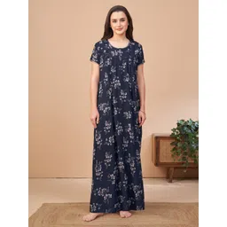 Sand Dune Women Floral Printed Maxi Nightdress-picture-38