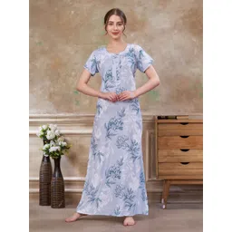 Sand Dune Women Printed Maxi Nightdress-picture-26