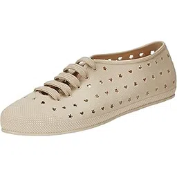 sandak womens HEARTS Beige Casual Shoes - 4 UK (5528205040) image 1