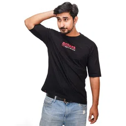 SANDCLOCK Graphic Printed Extended Sleeves Raw Edge Slim Fit T-shirt-picture-16