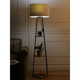SANDED EDGE Beige 3-Tier Wooden Floor Lamp-picture-39