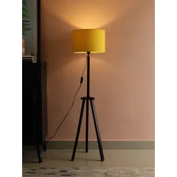 SANDED EDGE Yellow Tripod Floor Lamp-image-26
