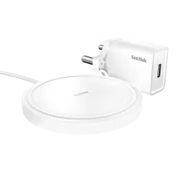 Sandisk 15W White Wireless Charging 5V C cable QC 3.0 Adapter for Qi USB iXpand Wireless Charger-picture-29