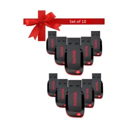 SanDisk Cruzer Blade 16 GB Pen Drive Black (Pack of 10)-picture-14