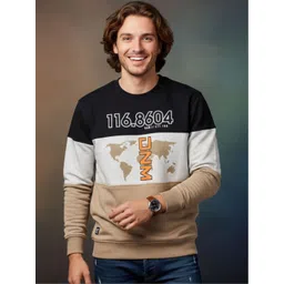 SANDPIPER Men Colourblocked Sweatshirt-picture-12