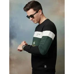 SANDPIPER Men Colourblocked Sweatshirt image 5