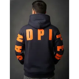 SANDPIPER Men Printed Hooded Sweatshirt image 4