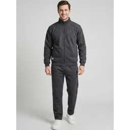 SANDPIPER Textured Fleece Mock Collar Tracksuit-picture-34