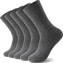 sandsuced Womens Wool Socks Warm Thermal Thick Heavy Cold Weather Winter Socks 5 Pack-picture-38