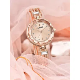 Sandy D Carter Women Embellished Dial & Bracelet Analogue Watch Sandy D Carter-126-RG-picture-24