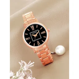 Sandy D Carter Women Patterned Dial & Bracelet Style Straps Analogue Watch Sandy D Carter-160-BK-picture-15