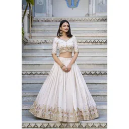 sandykart Embroidered Semi Stitched Lehenga Choli-picture-19