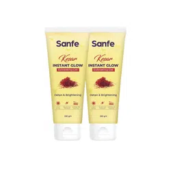Sanfe Set Of 2 Kesar Instant Glow Exfoliating Gel- 200 g Each-picture-20