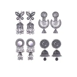 Sangria Alloy Silver-Plated Earrings-picture-31