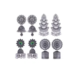 Sangria Alloy Silver-Plated Earrings-picture-39