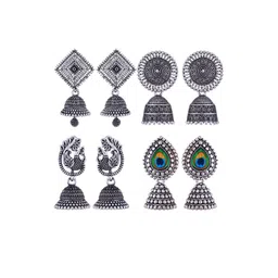 Sangria Alloy Silver-Plated Earrings-picture-20