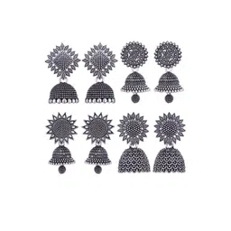 Sangria Alloy Silver-Plated Earrings-picture-30