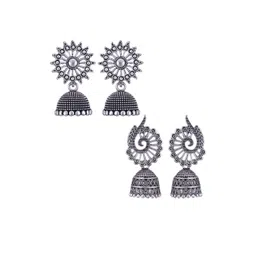 Sangria Alloy Silver-Plated Earrings-picture-33