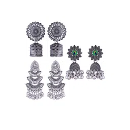 Sangria Alloy Silver-Plated Earrings-picture-17