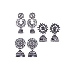 Sangria Alloy Silver-Plated Earrings-picture-35