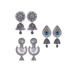 Sangria Alloy Silver-Plated Earrings-picture-34